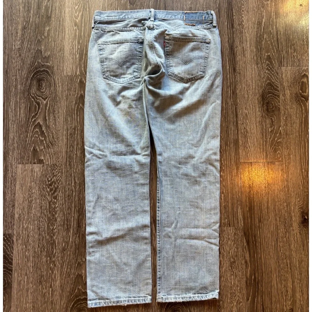 Vintage 00's Y2K Levi's 501 Light Wash Button Fly Jeans Made In Mexico